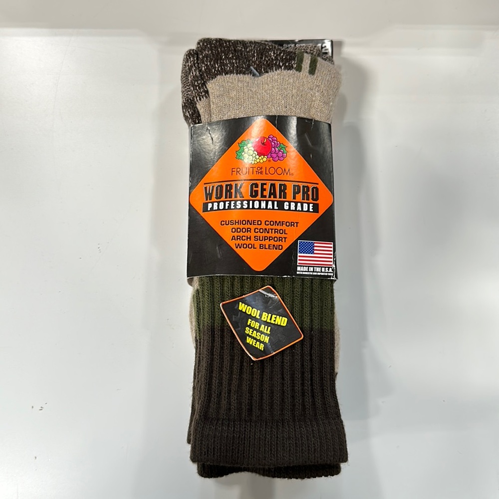Brand New Fruit of the Loom Wool Socks